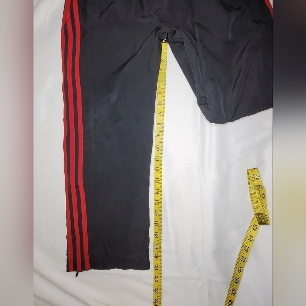 Adidas Youth Red and Black Track Pants Size Small - Picture 11 of 13